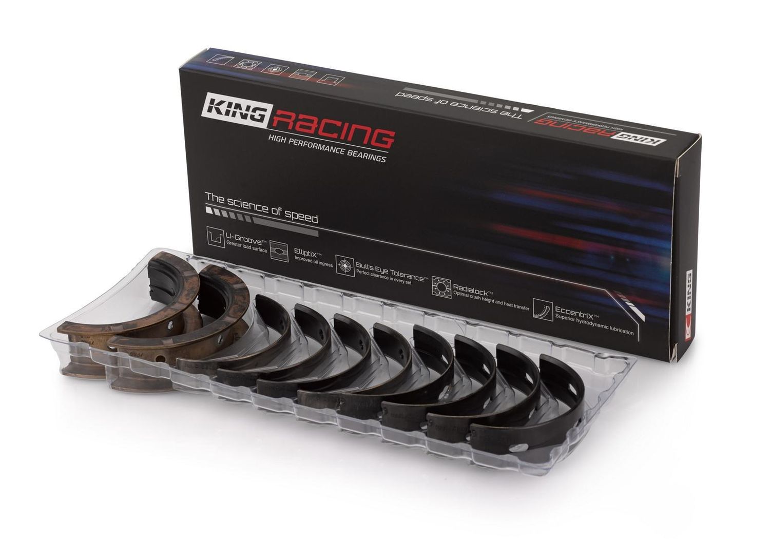 KING BEARINGSMain Bearing Set - Ford BDA