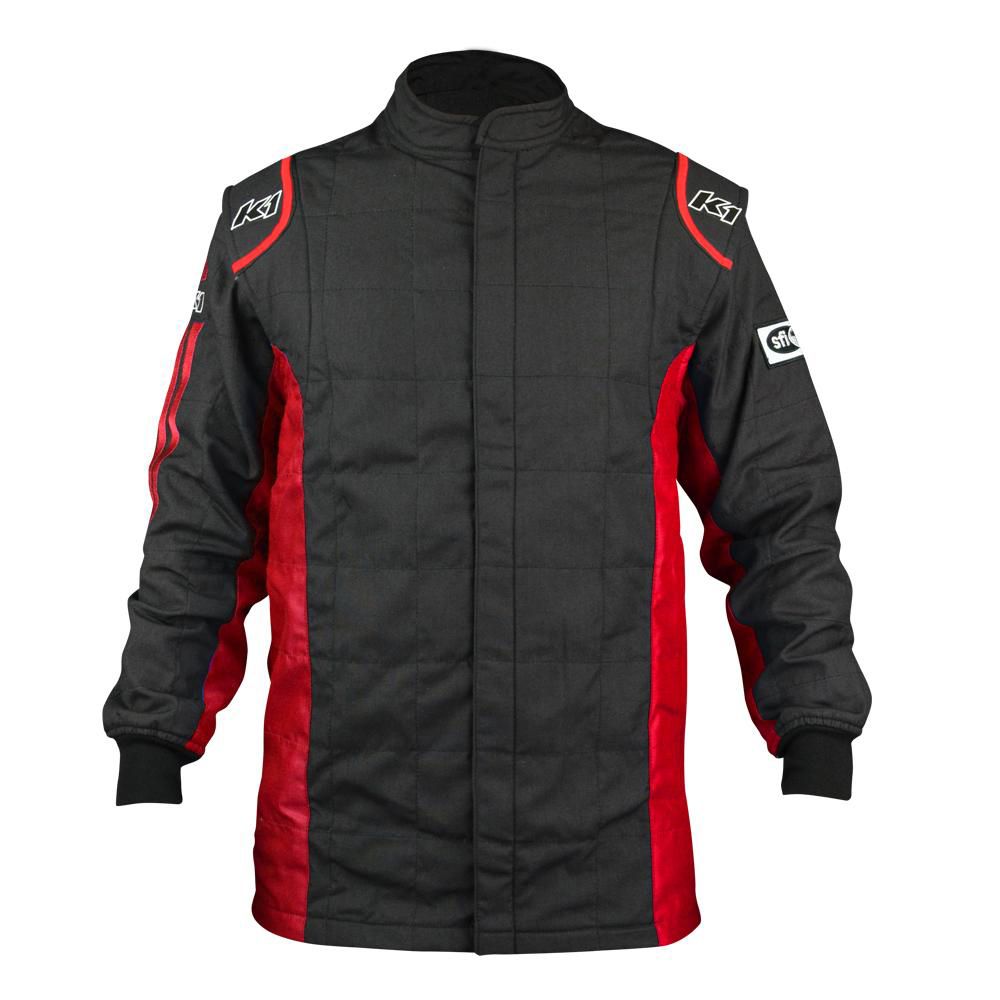 K1 RACEGEARJacket Sportsman Black / Red X-Large
