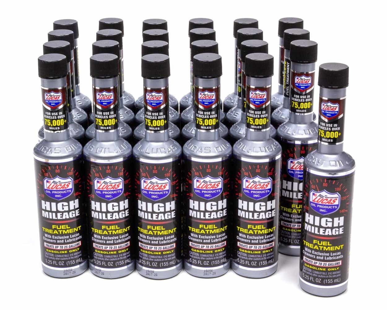 LUCAS OILHigh Mileage Fuel Treat ment Case 24 x 5.25 Oz.
