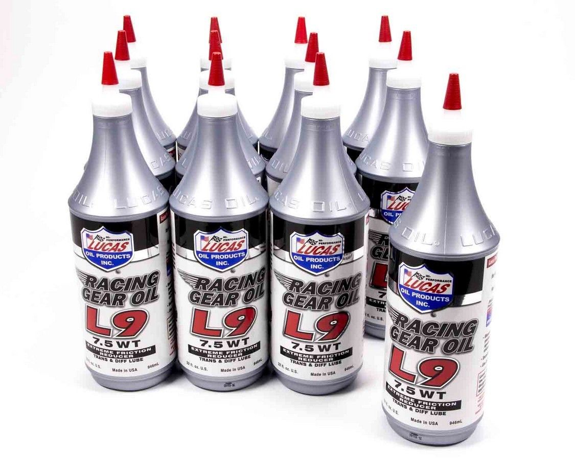 LUCAS OILSynthetic L9 Racing Gear Oil 12x1 Qt