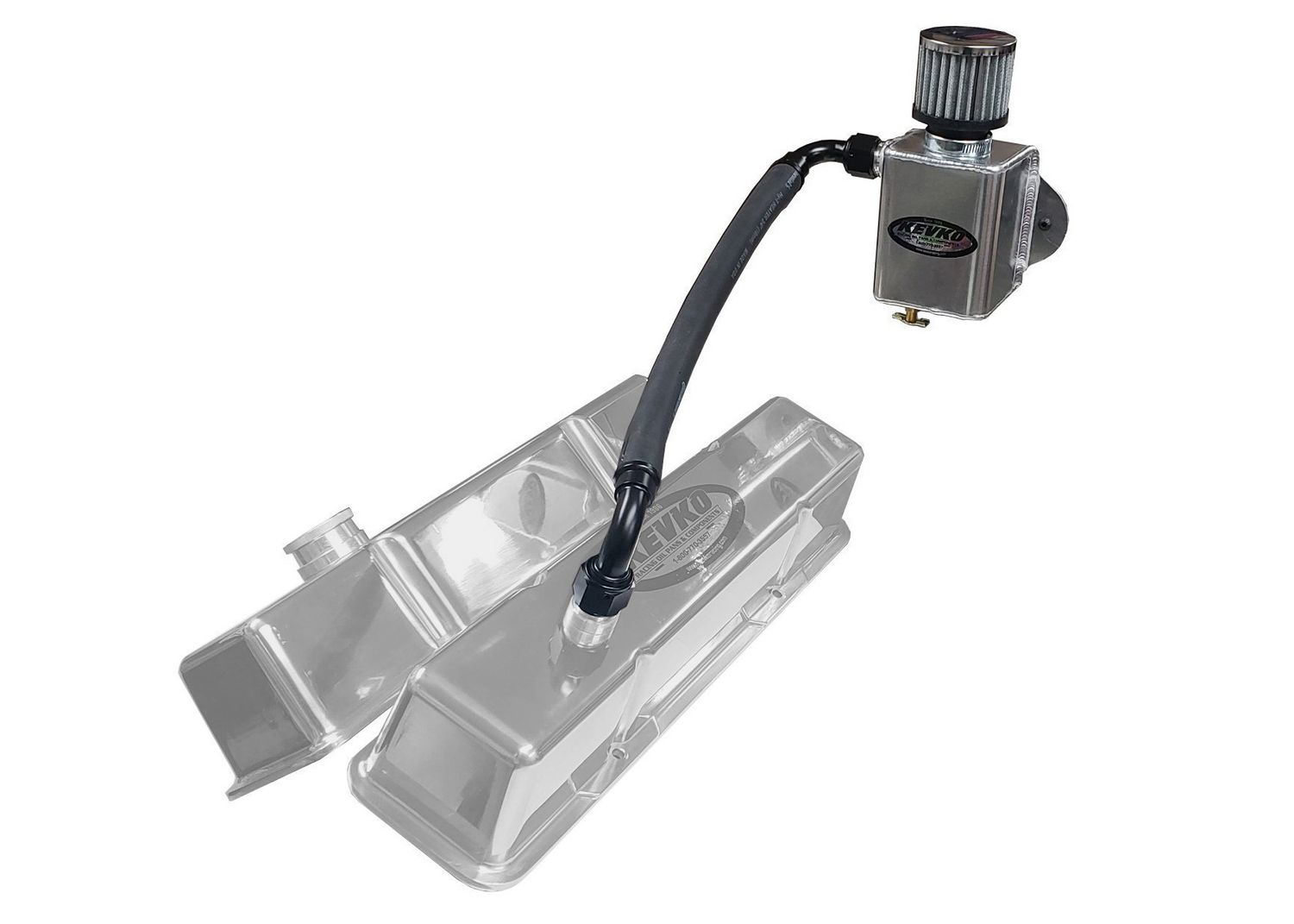 KEVKO OIL PANS & COMPONENTSRemote Breather Kit Only Non Slip On Valve Cover
