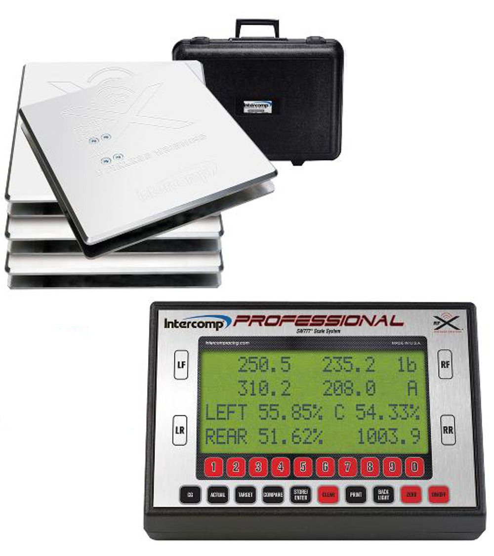 INTERCOMPSW777 Pro Kart Scales Wireless - Bluetooth