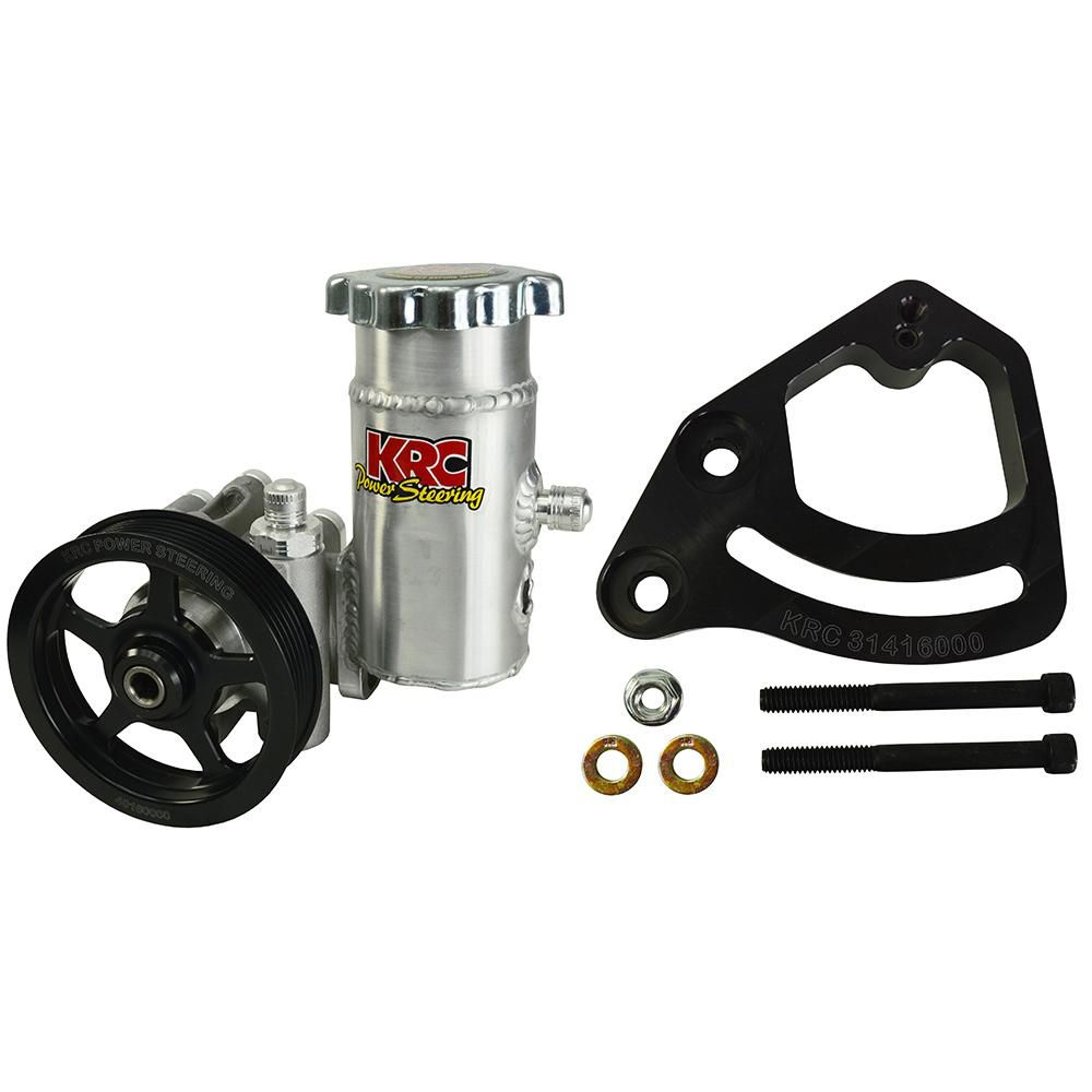 KRC POWER STEERINGPower Steering Pump Kit SBC 4.2in 6-Rib Serp