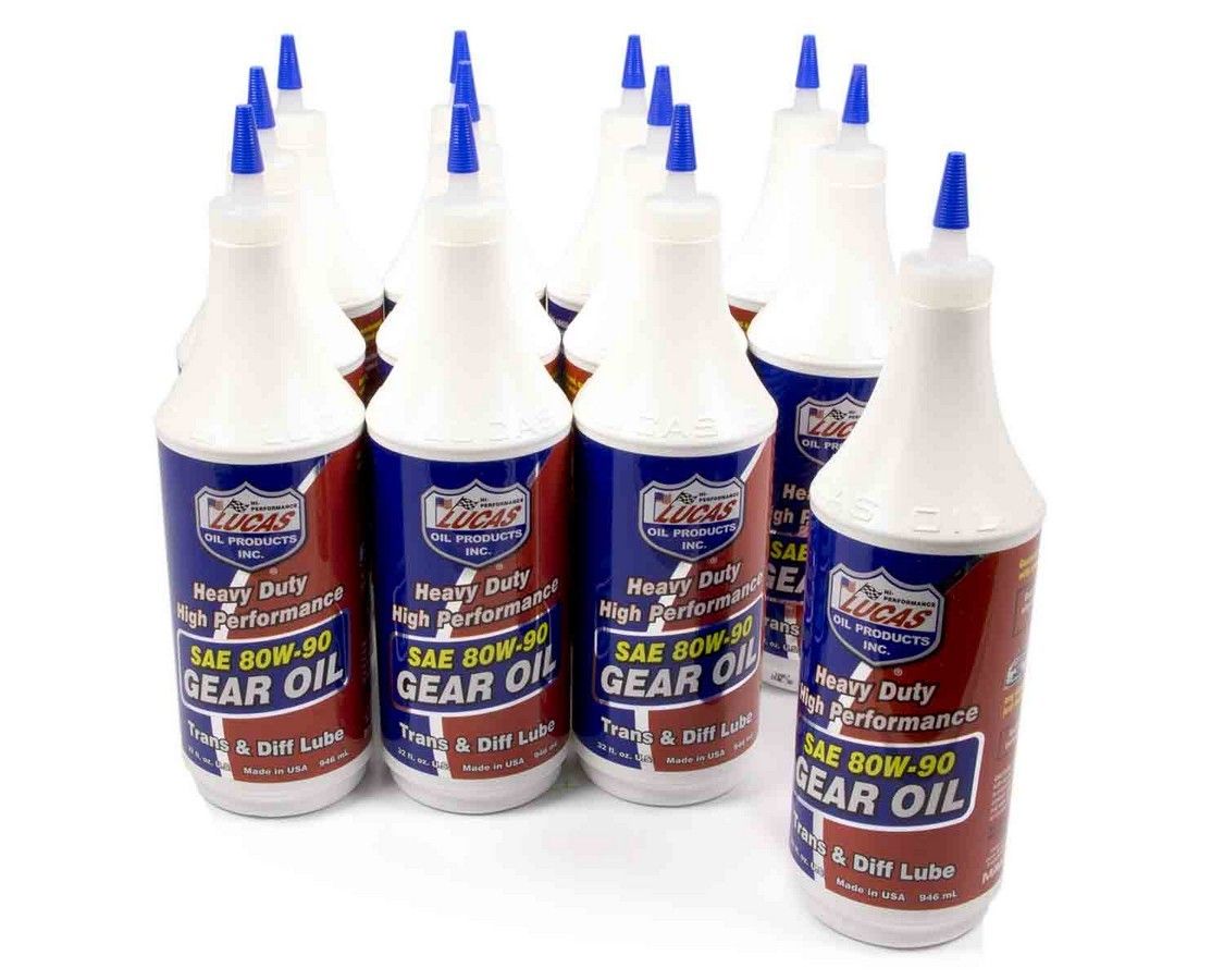 LUCAS OIL80w90 Gear Oil Case/12