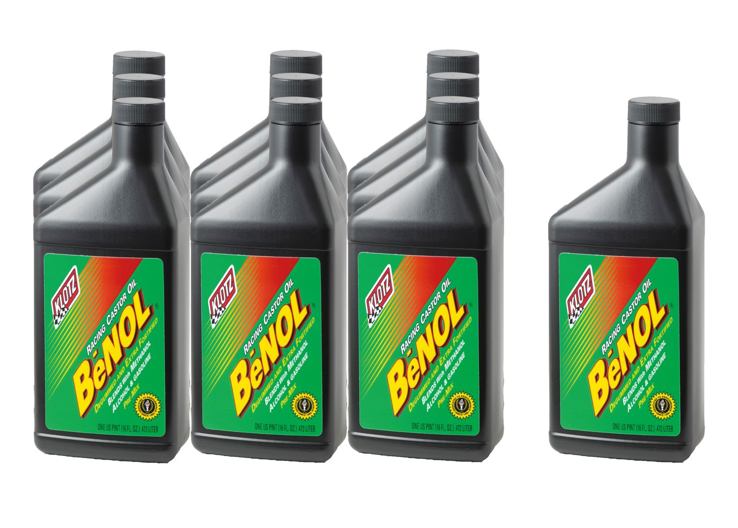 KLOTZ SYNTHETIC LUBRICANTSBENOL Racing Castor Lube Case 1 Pint