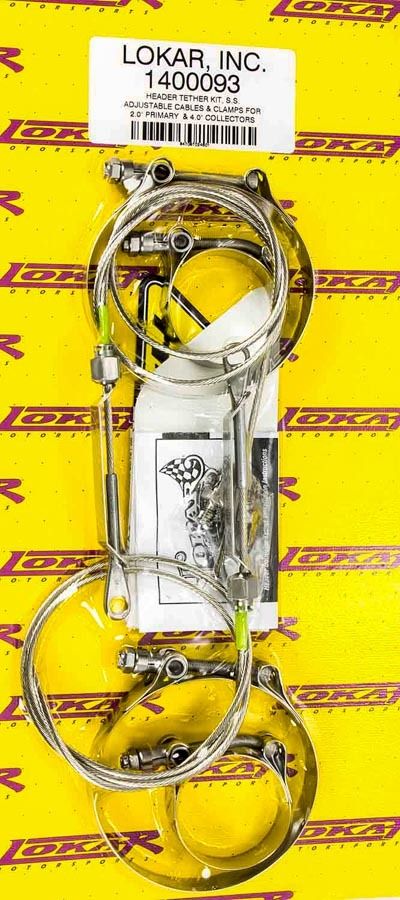 LOKAR Header Tether Kit For 2.25in Primary/4in Col.