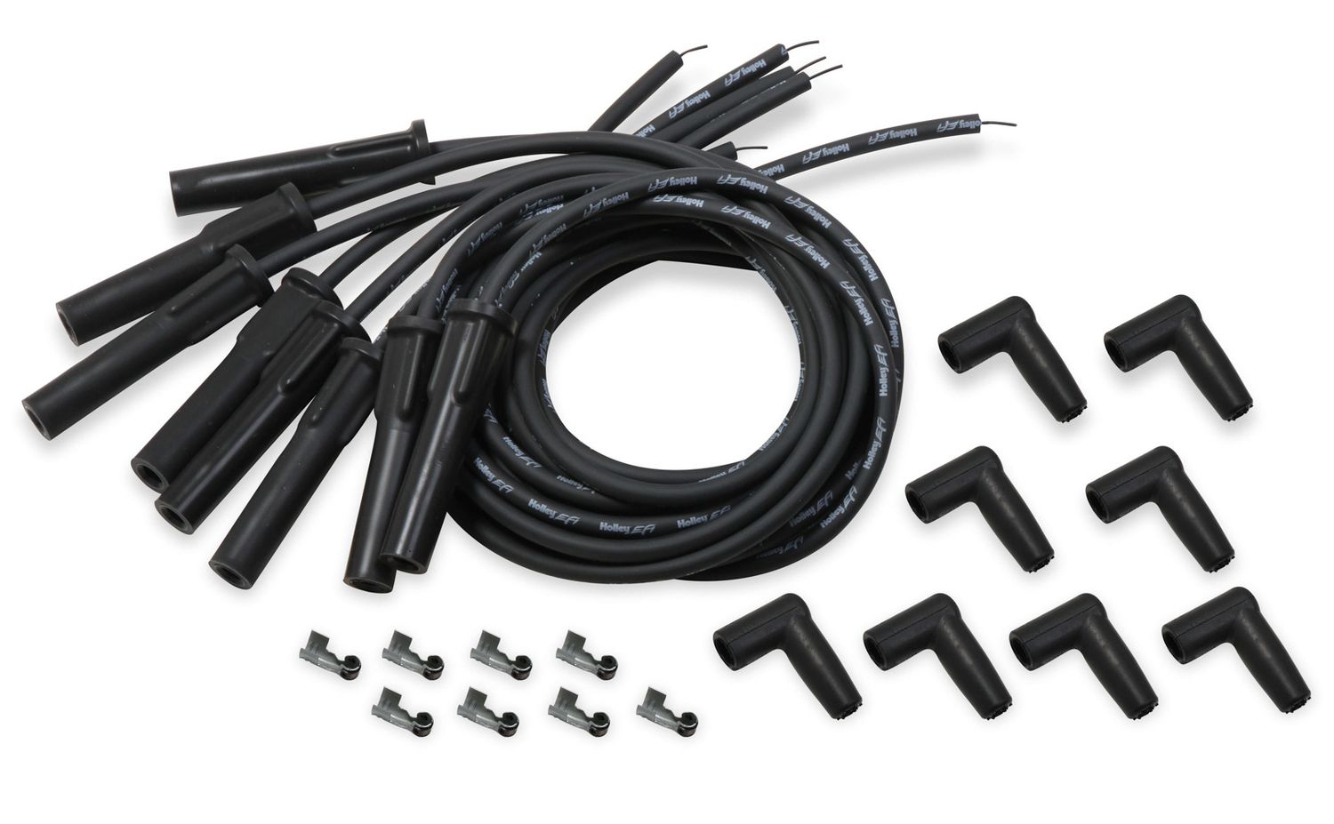 HOLLEYSpark Plug Wire Set Univ GM LS Cut to Fit - Black