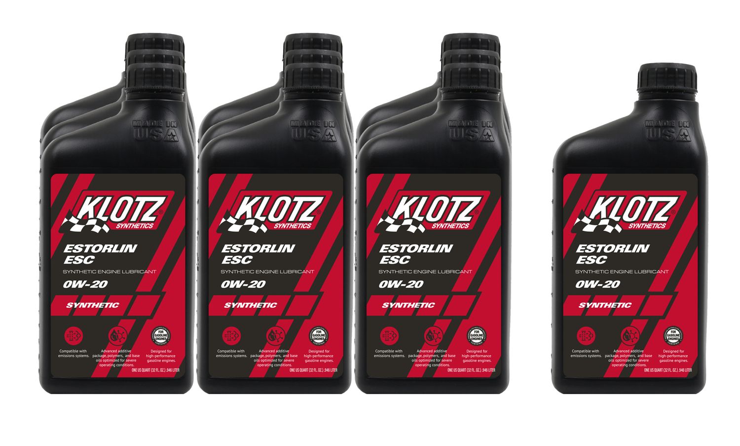 KLOTZ SYNTHETIC LUBRICANTSEstorlin ESC 0W-20 Case 1 Quart