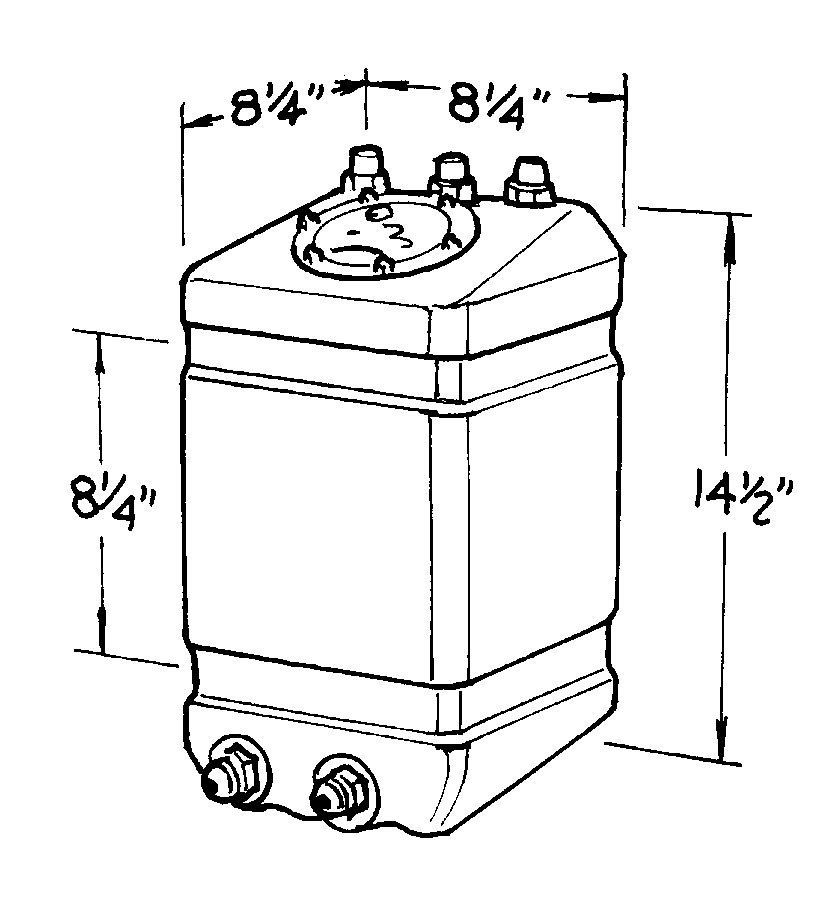 JAZ3-Gallon Pro Drag Fuel Cell