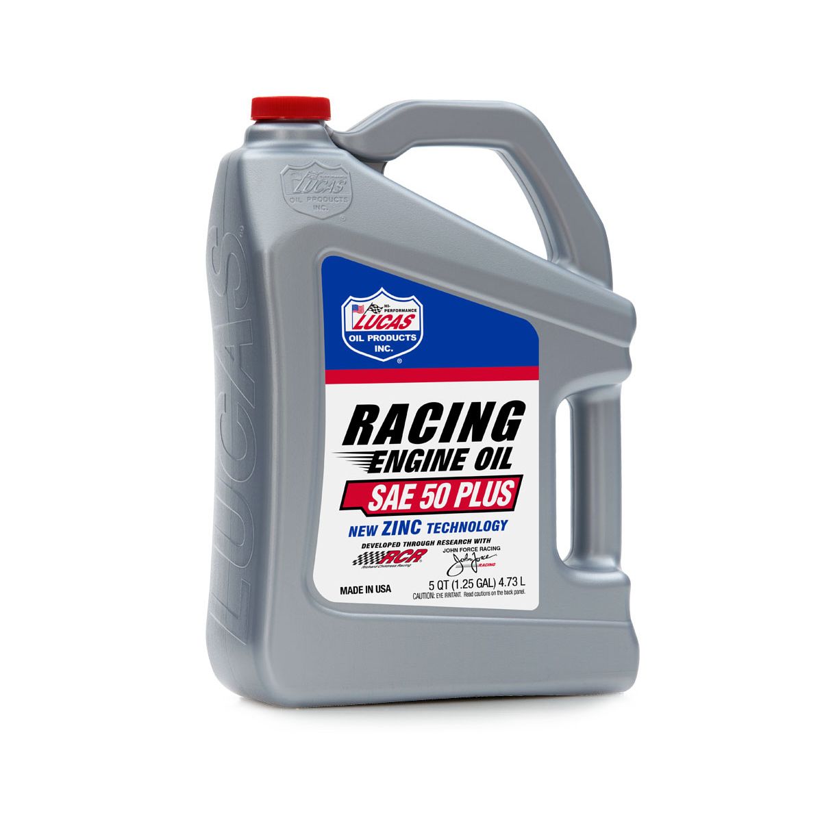 LUCAS OIL50 Plus Racing Motor Oil 5 Quart Bottle