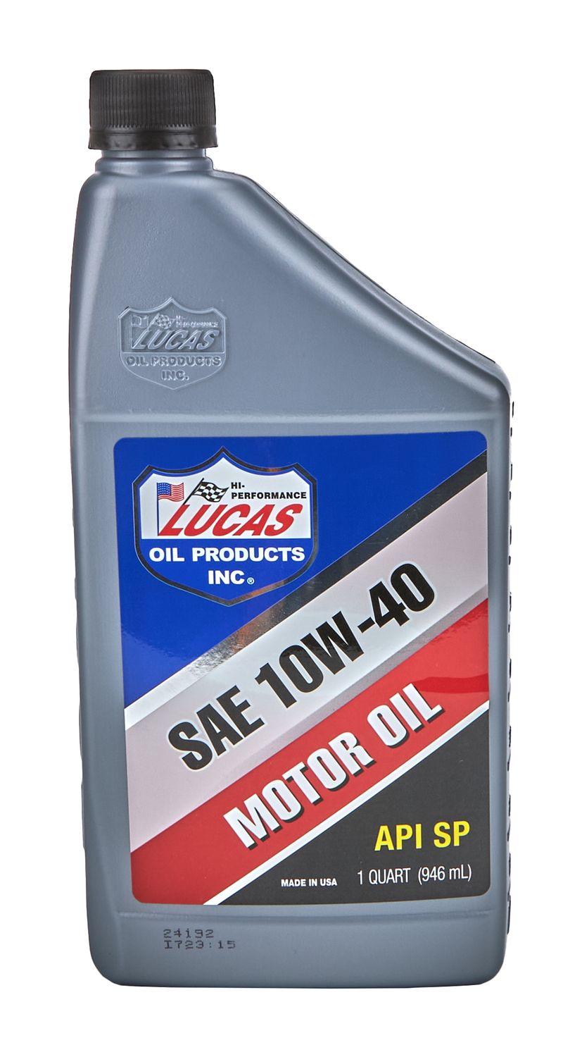 LUCAS OILSAE 10W40 Motor Oil 1 Quart