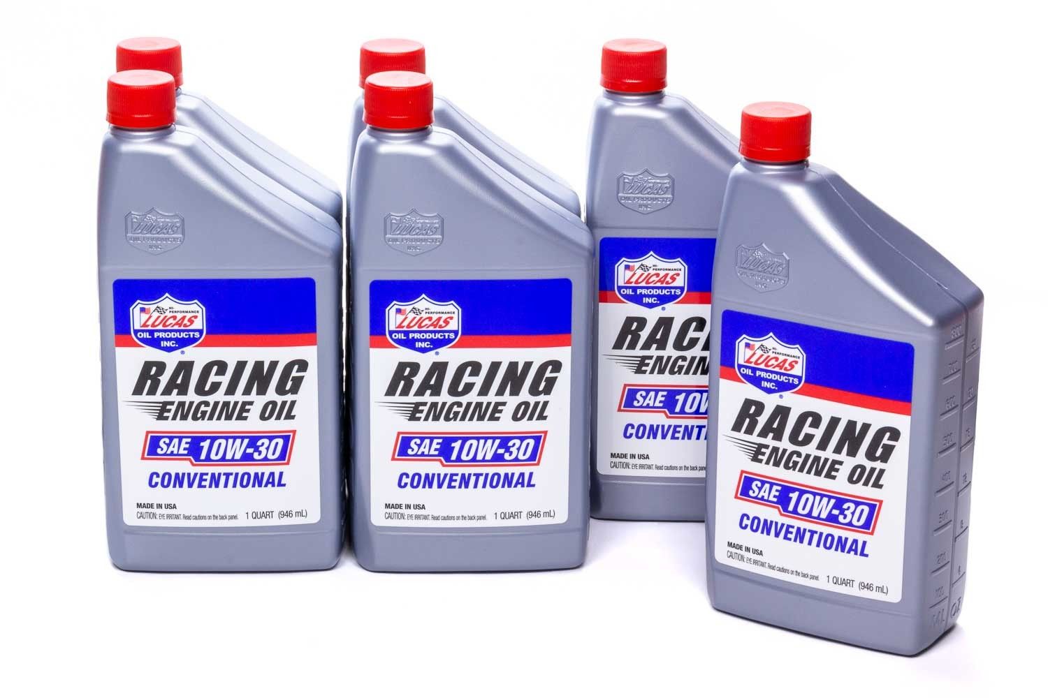 LUCAS OILSAE Racing Oil 10w30 Case 6 x 1qt