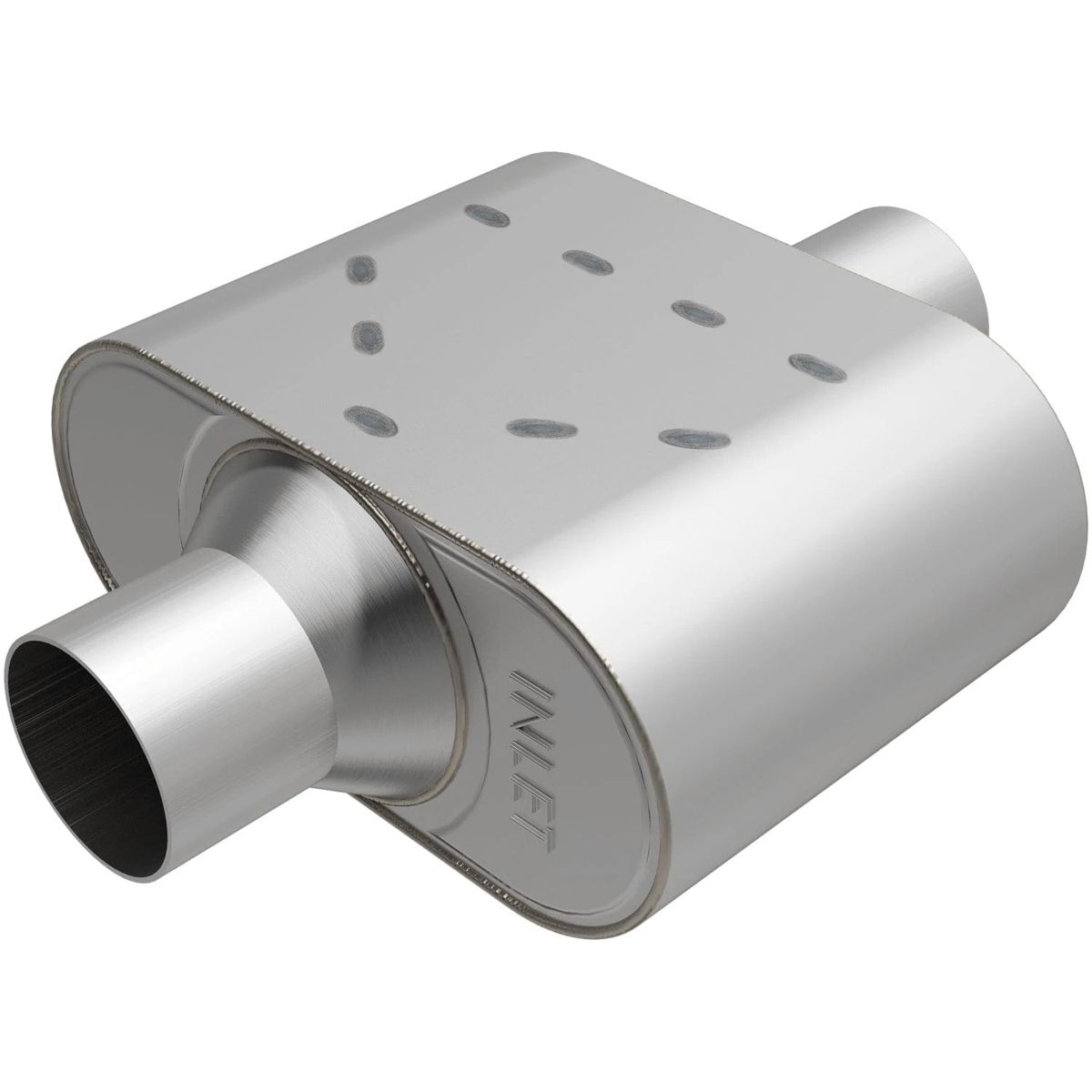 MAGNAFLOW PERF EXHAUSTRumble Stainless Muffler 2.5in Center/Center