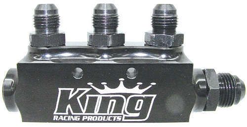 KING RACING PRODUCTSFuel Block w/ Fittings