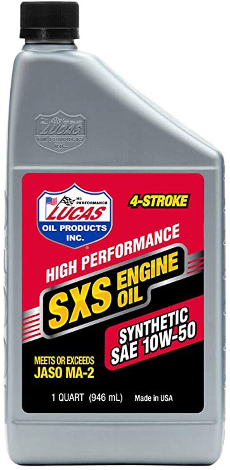 LUCAS OILSynthetic 10w50 SXS Oil 1 Quart