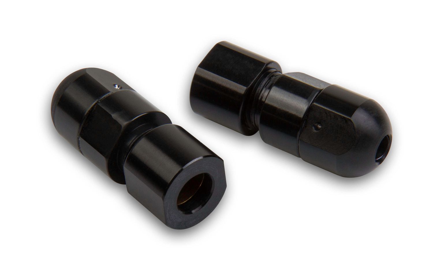HOLLEY Vent Tubes - Rollover Valves Black Anodized