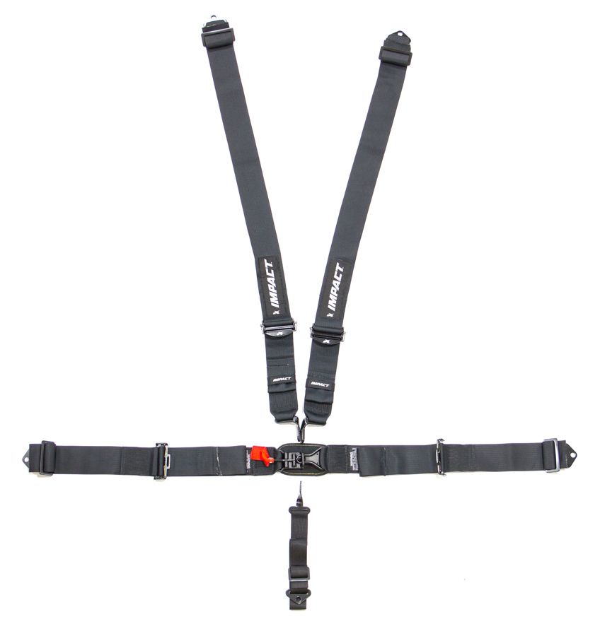 IMPACT RACING5pt Harness L/L P/U Ind Shldr Dual Lap Adj.