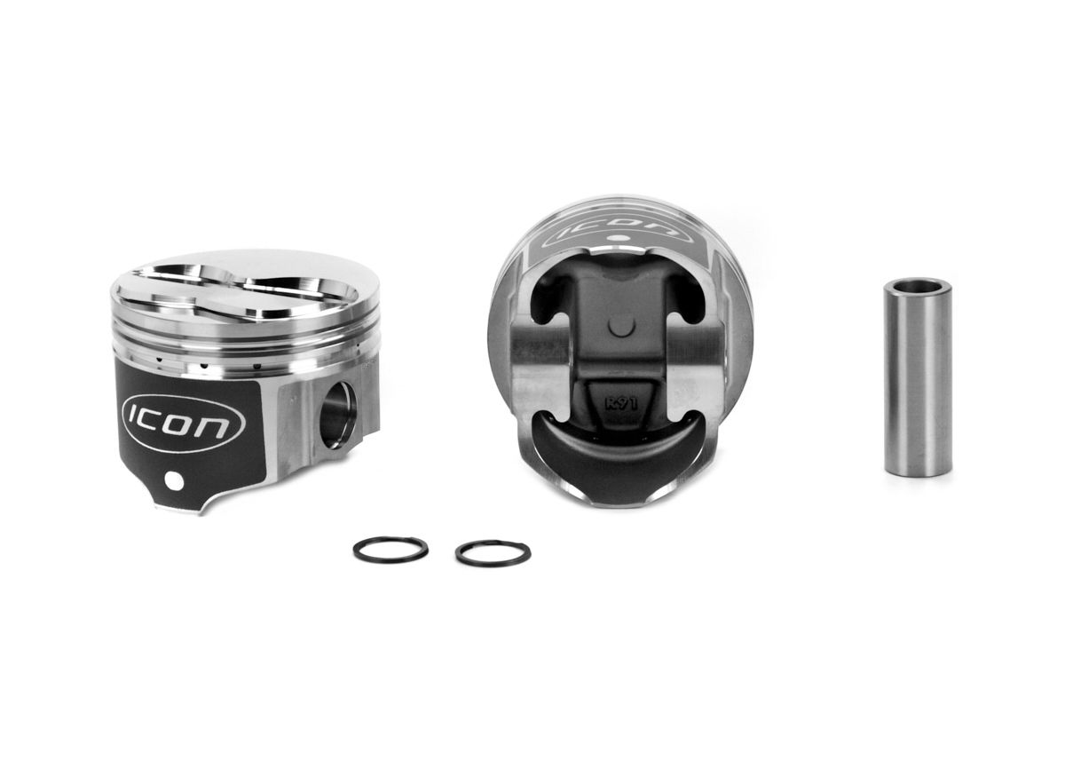 ICON PISTONSBBM Dome Piston Set 4.290 Bore +4.5cc