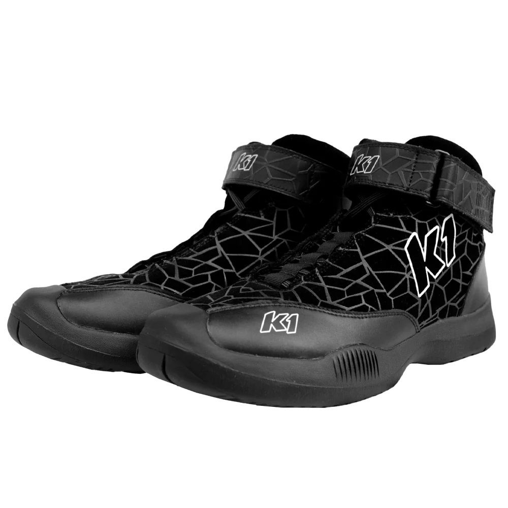 K1 RACEGEARCrew Shoe Versus Nomex Size 8 Black SFI 3.3/5
