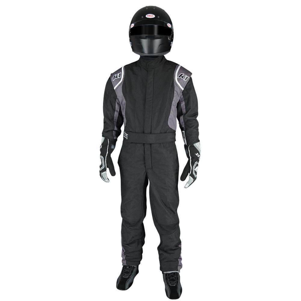 K1 RACEGEARSuit Precision II 6X- Small Black/Grey