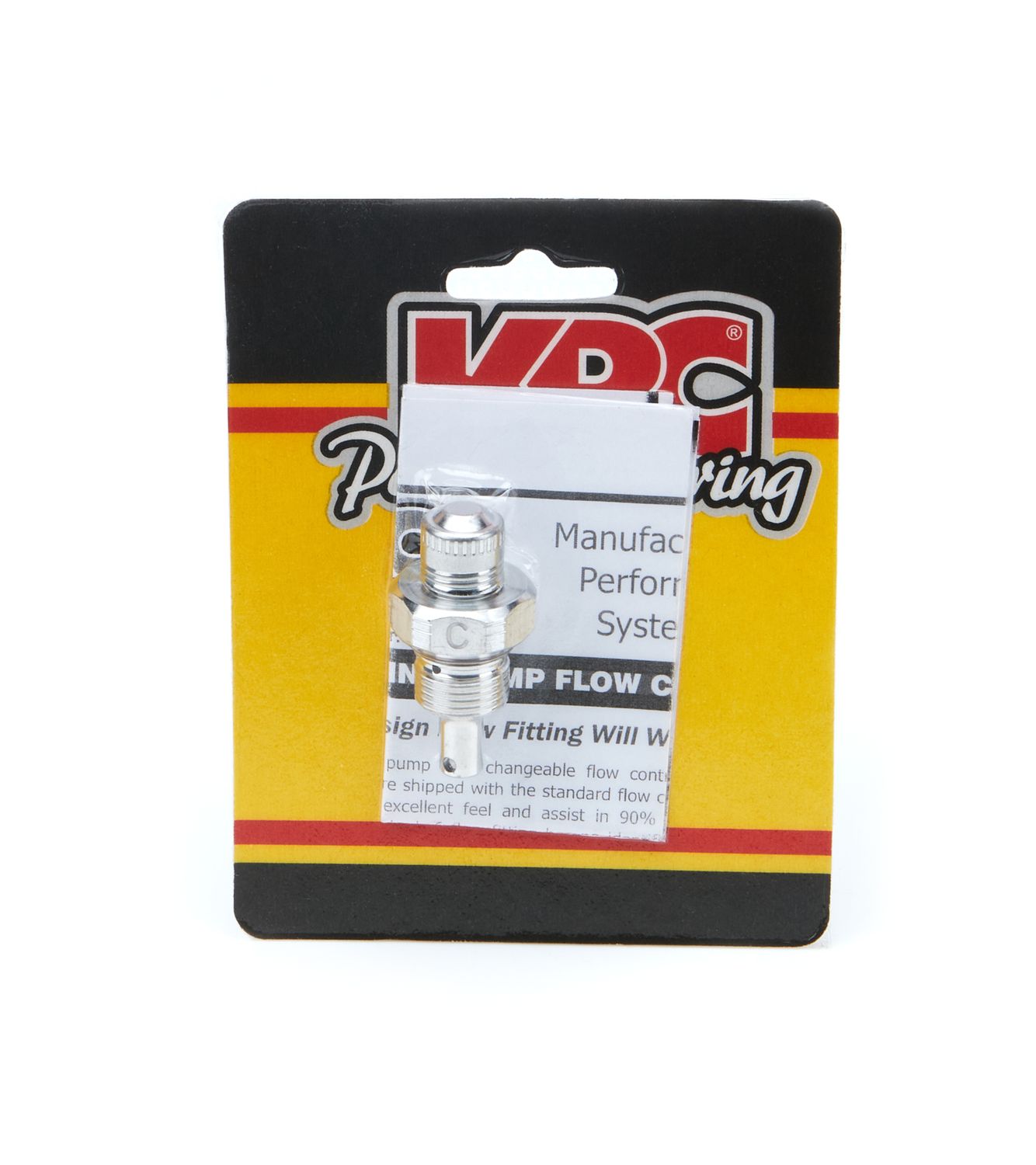 KRC POWER STEERINGAlum Flow Valve -6an MALE ID - C