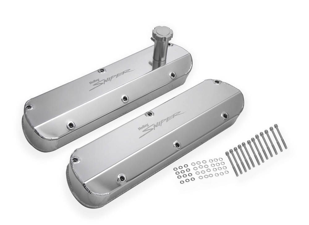 HOLLEYSniper Fabricated Valve Covers SBF Tall