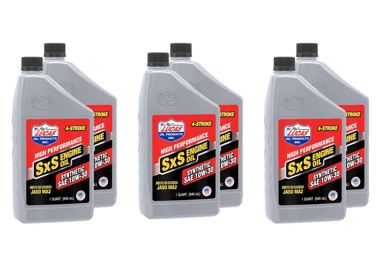 LUCAS OILSynthetic 10w30 SXS Oil Case 6 x 1 Quart