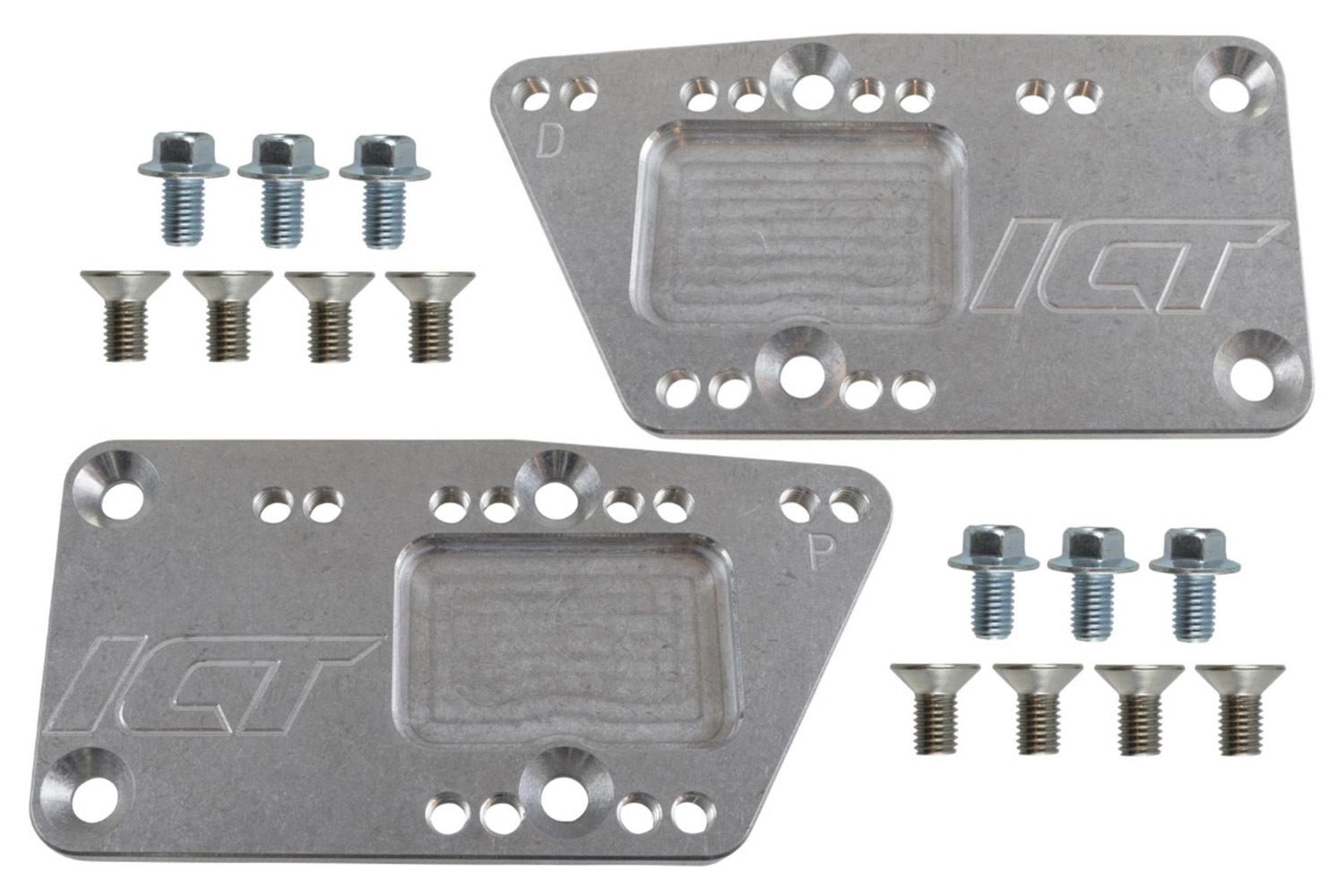 ICT BILLET SBC LS Conversion Motor Mount Adjustable Plate