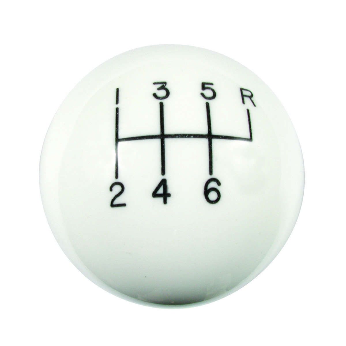 HURSTF-Body 6-Speed White Classic Shift Knob