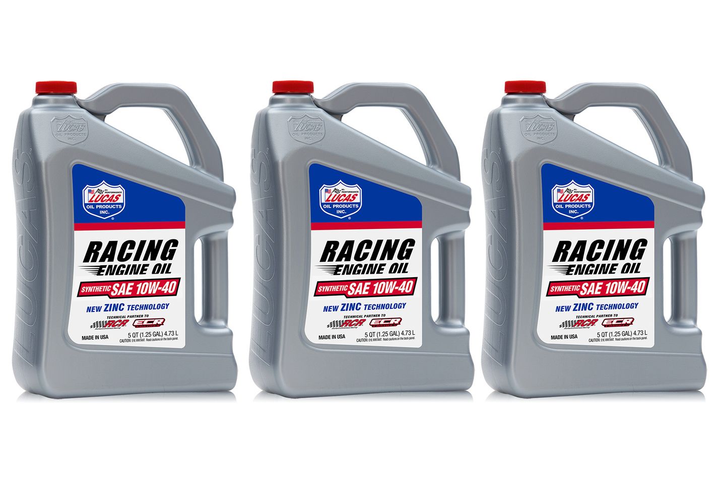 LUCAS OIL10w40 Synthetic Racing Oil Case 3 x 5 Quart
