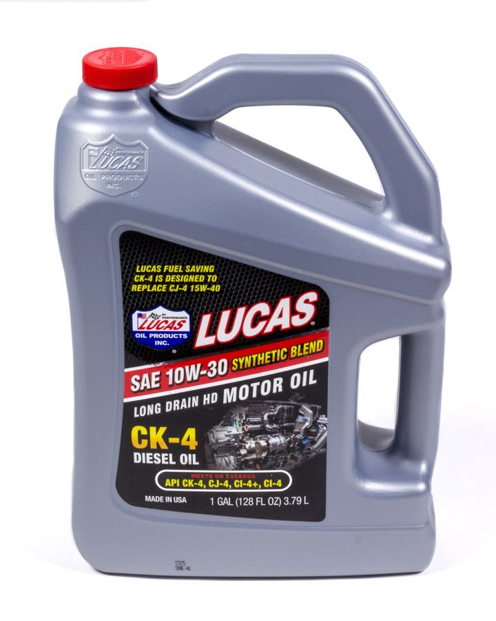 LUCAS OILSynthetic Blend 10w30 Diesel Oil Case 1 Gallon