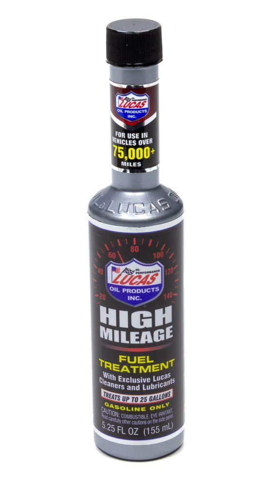 LUCAS OILHigh Mileage Fuel Treat ment 5.25 Oz.