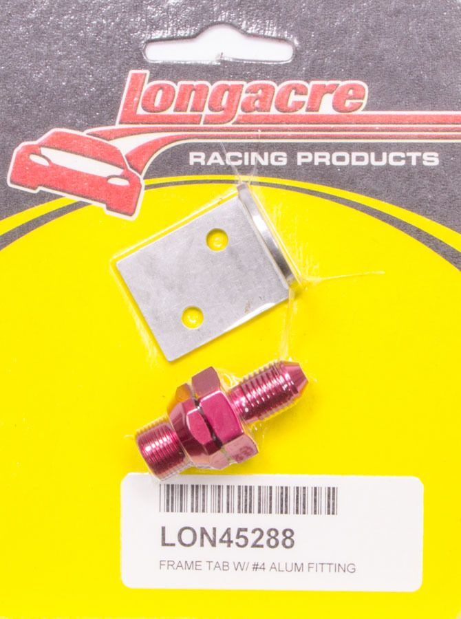 LONGACREBrake Fitting w/Tab #4-3/16in Bulkhead