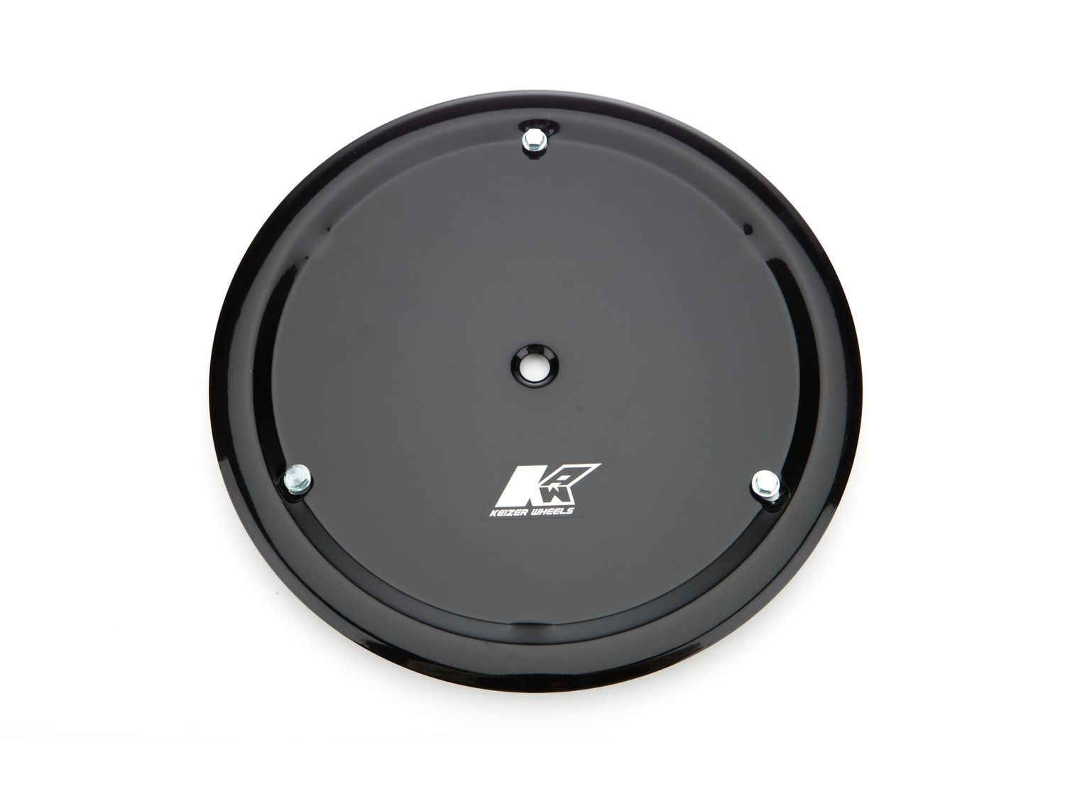 KEIZER ALUMINUM WHEELS, INC.Mudcover 15in Black w/3 5/16-18 Bolts