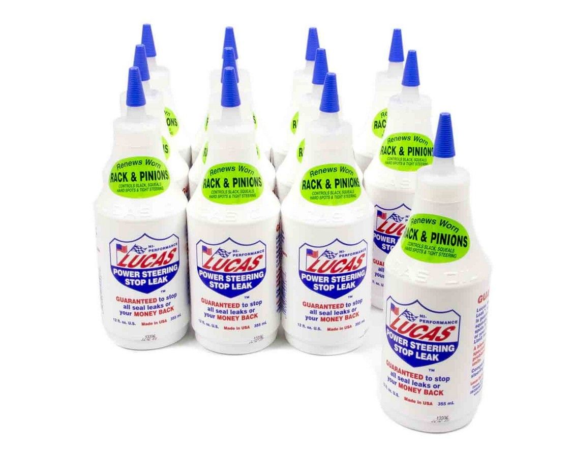 LUCAS OILPower Steering Stop Leak Case/12-12oz
