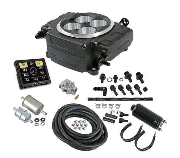 HOLLEYSniper 2 EFI Master Kit Black wo/PDM
