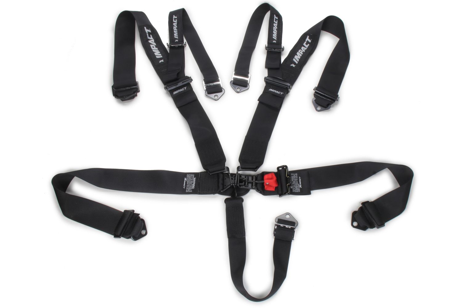IMPACT RACING5-pt Harness System L&L w/HANS Double Shoulder