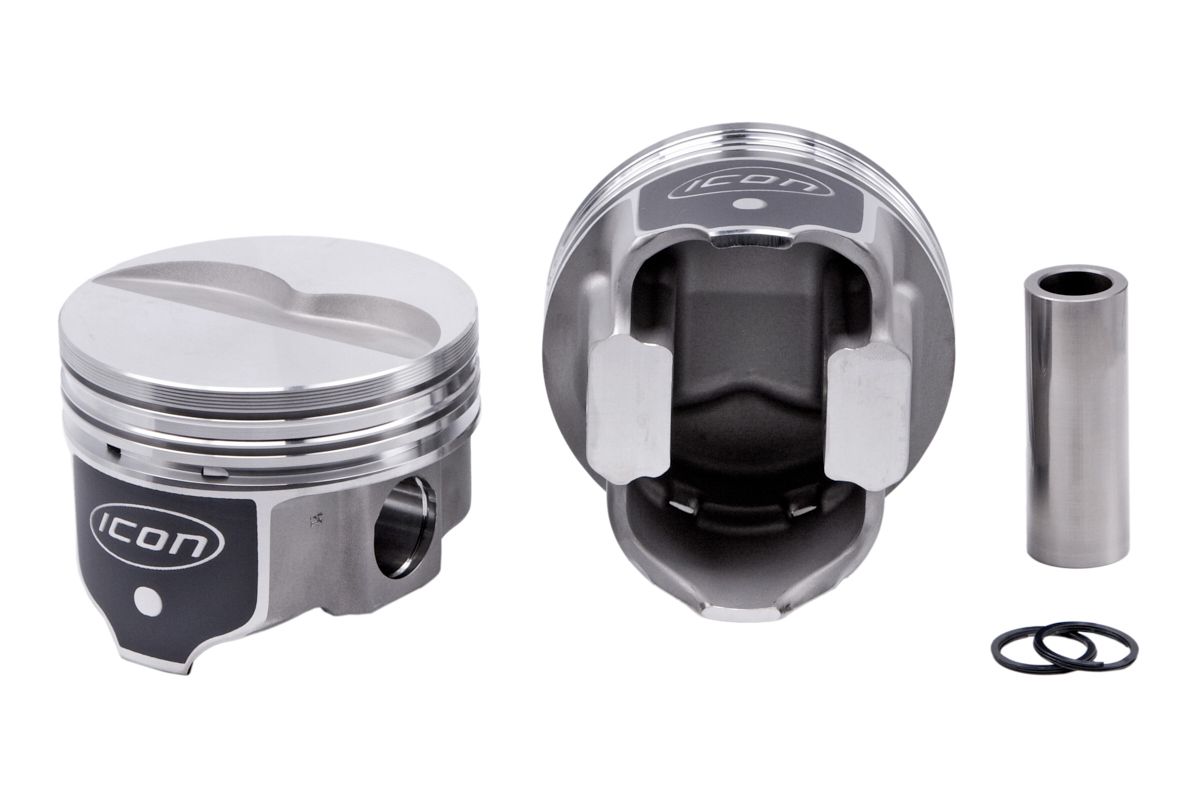 ICON PISTONSBBM FHR Forged Piston Set 4.350 Bore -5.6cc
