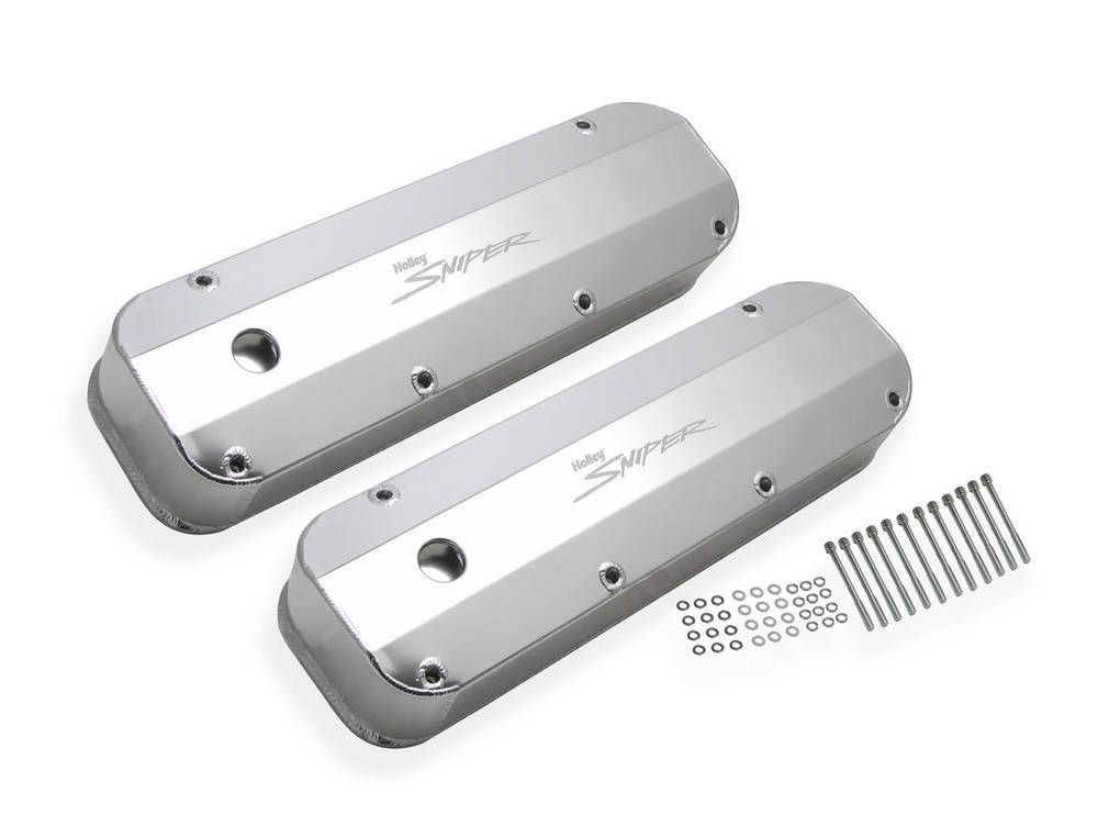HOLLEYSniper Fabricated Valve Covers BBF 429/460 Tall