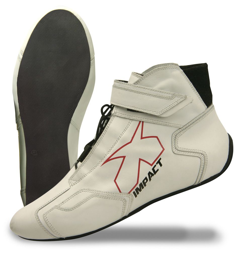 IMPACT RACING Shoe Phenom White 12 SFI3.3/5