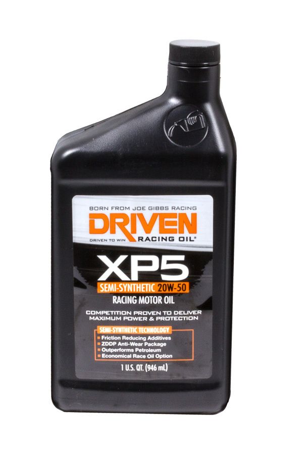 DRIVEN RACING OILXP5 20w50 Semi-Synthetc Oil 1 Qt Bottle