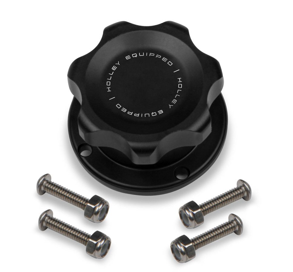 HOLLEYAlm Fill Cap Kit w/Alm 4-Bolt Bung