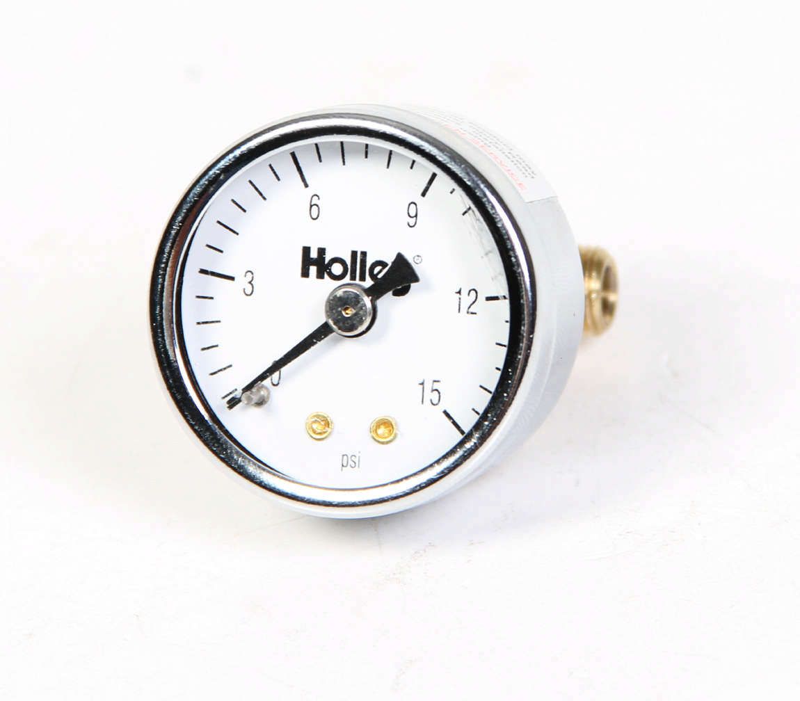 HOLLEY0-15 Fuel Pressure Gauge