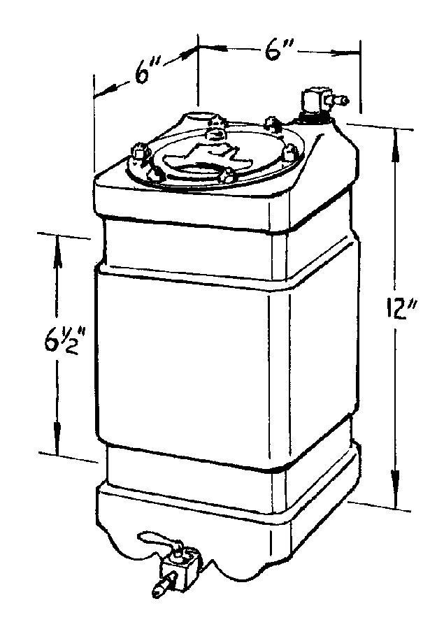 JAZ1-Gallon JR Dragster Fuel Cell