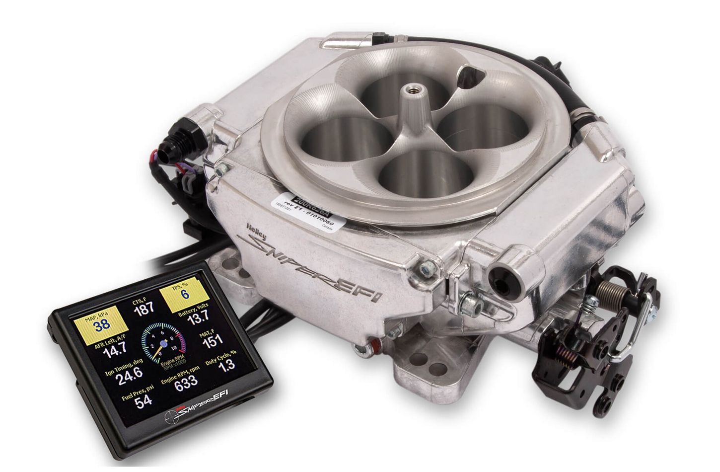 HOLLEYSniper EFI Xflow System 900 CFM Shiny Finish