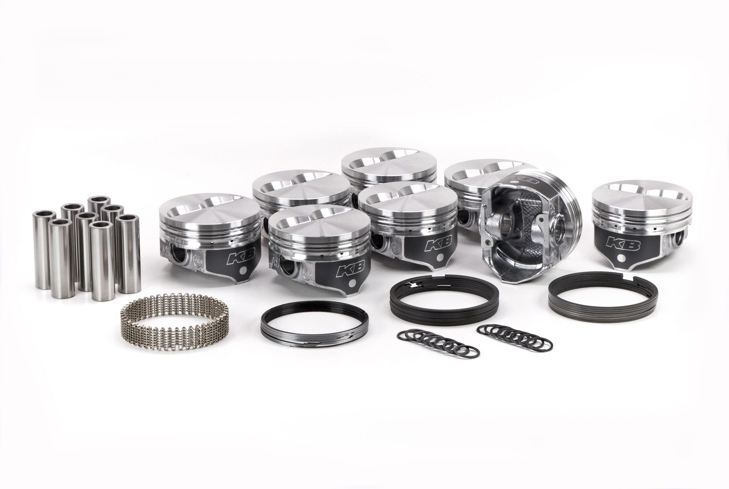 KB PERFORMANCE PISTONSSBC Flat Top Piston Set 4.040 Bore w/Rings