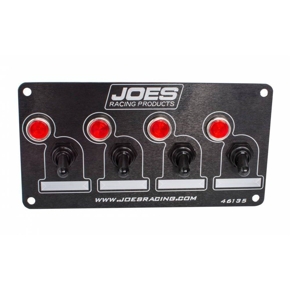 JOES RACING PRODUCTSAccessory Switch Panel w /4 Switches and Lights