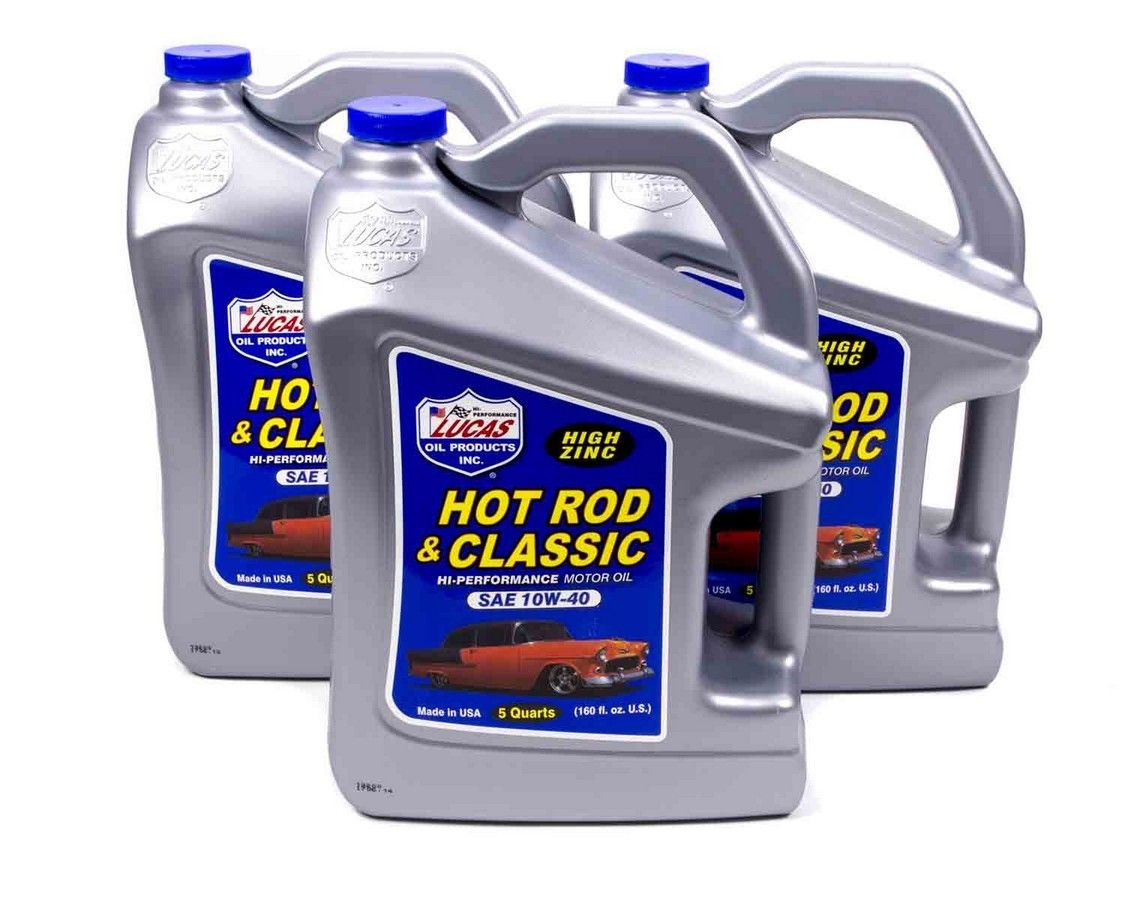 LUCAS OIL10w40 Petroleum Oil 3x5 Qt Jug