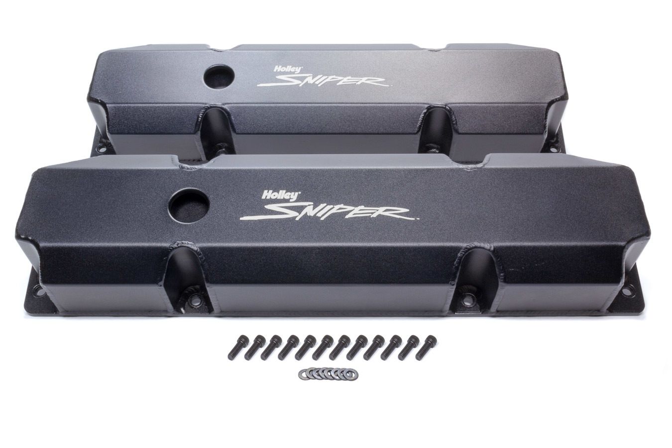 HOLLEYSniper Fabricated Valve Covers BBM Tall