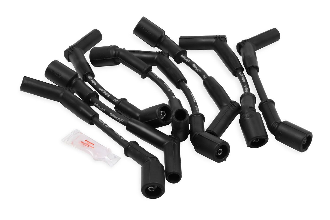 HOLLEYLS 6.2L Spark Plug Wire Set 45-Deg Black